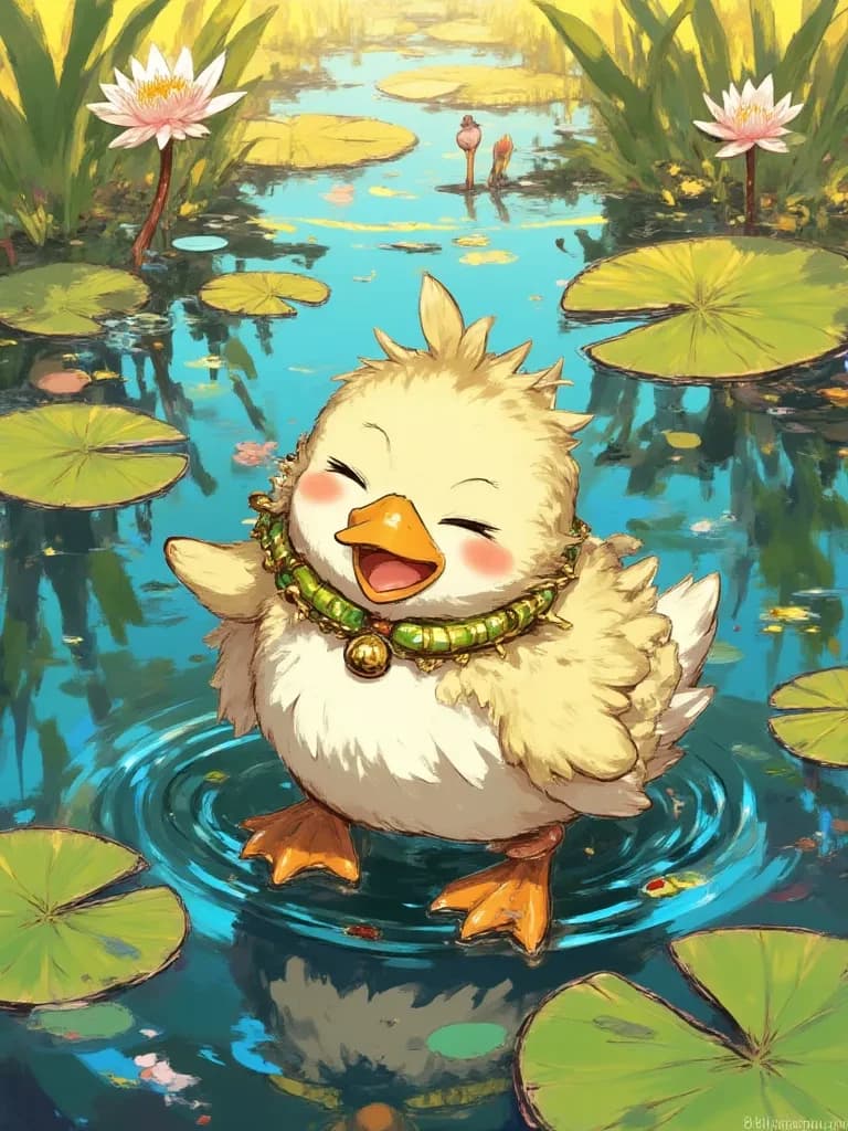 The cute duck called the echo of joy thumbnail