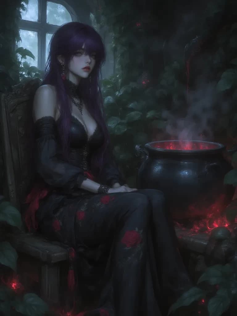 Morrigan, the Rose-Witch thumbnail