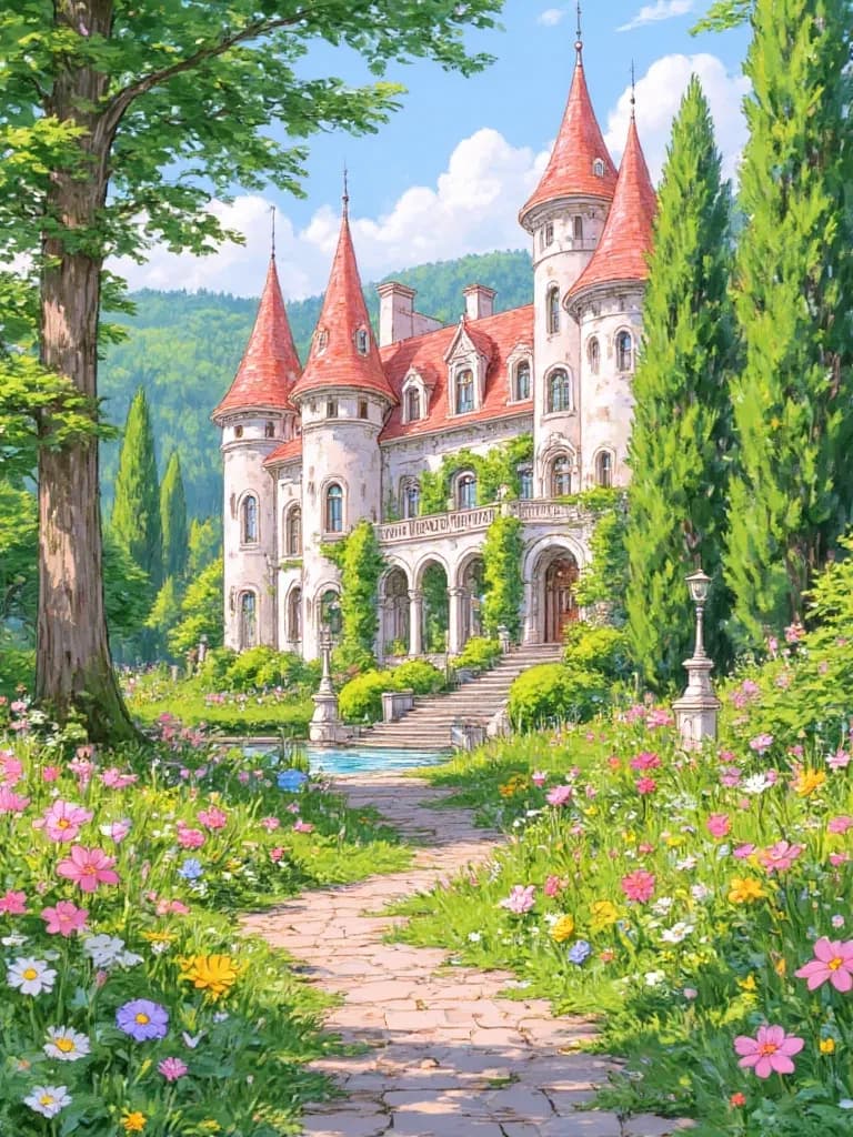 Villa in the middle of the forest thumbnail