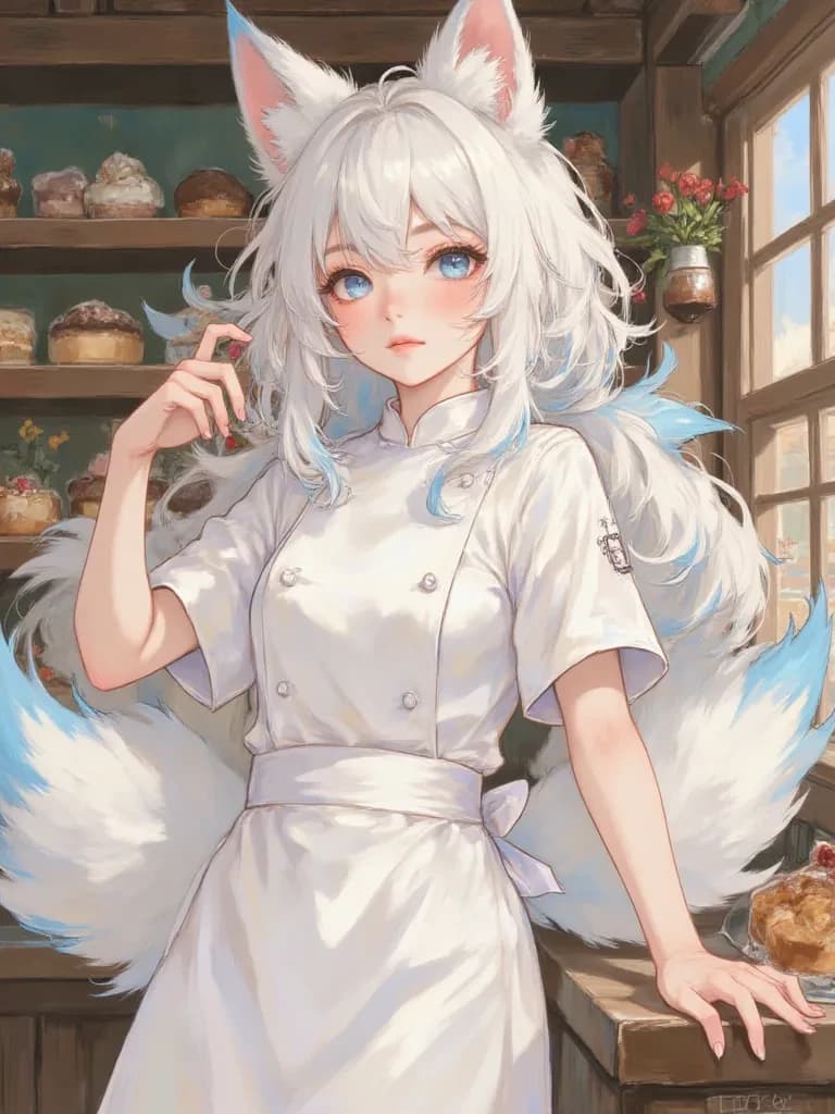 Baker Arctic Fox Girl TG TF thumbnail