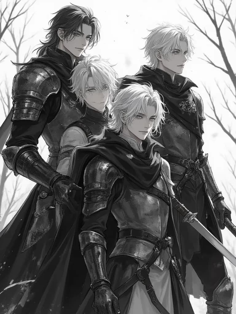 4 princes and 1 princess (walk to their throne5 ) thumbnail