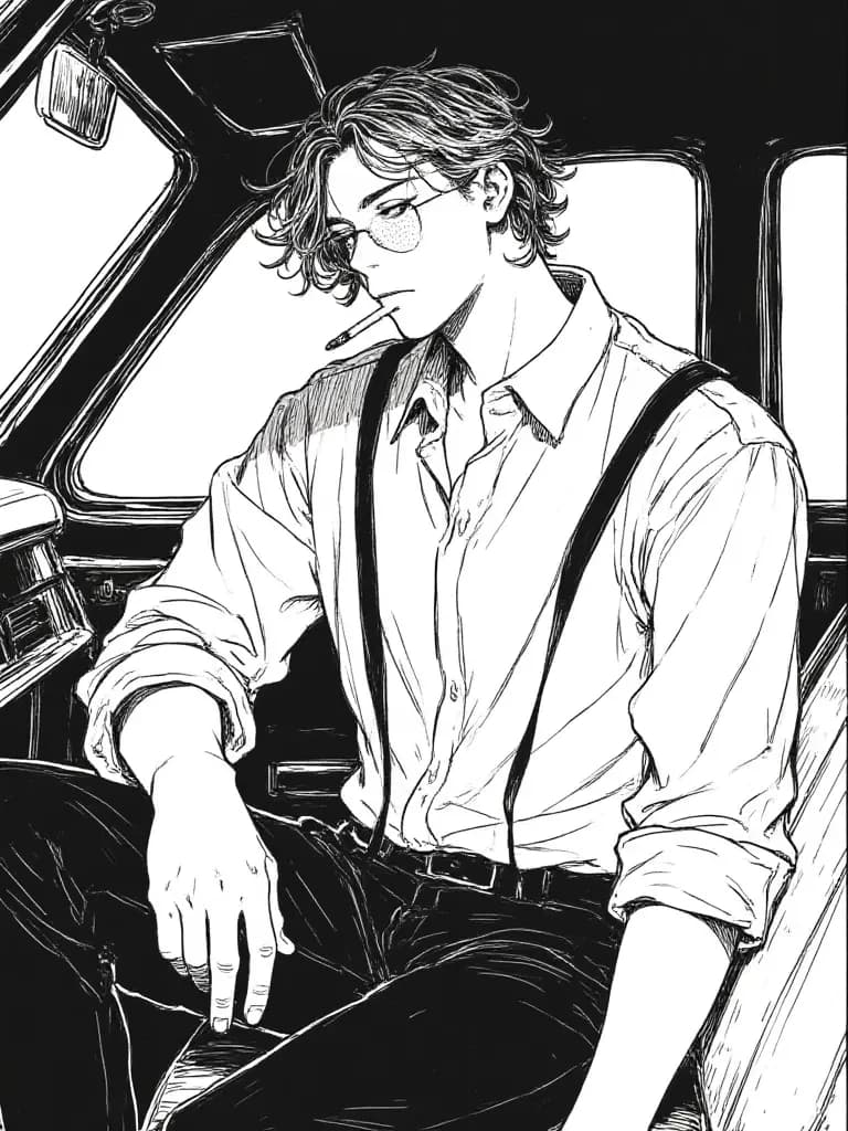 Handsome taxi driver  thumbnail