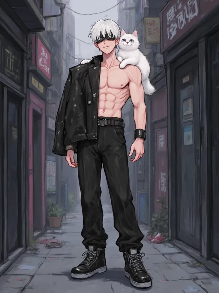 Satoru Gojo and Snowball thumbnail