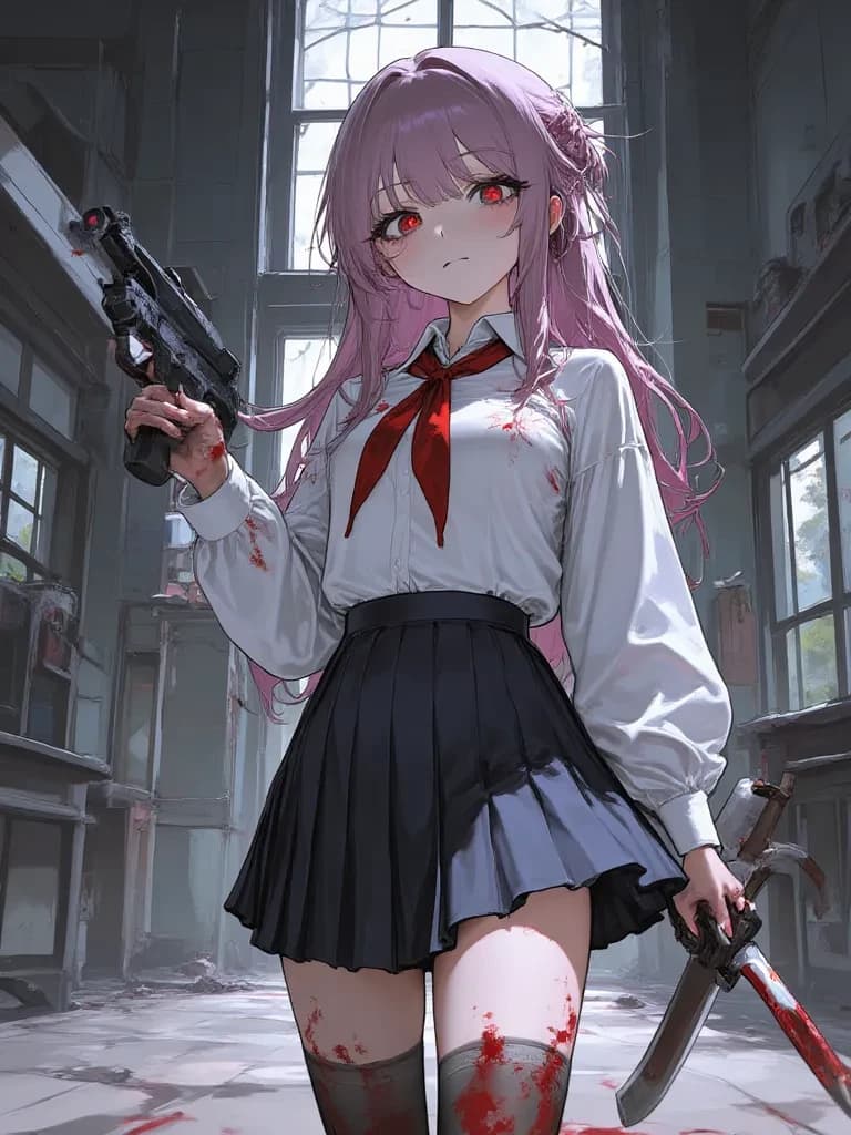 Akari 'Bloody Ribbon' Tanaka thumbnail