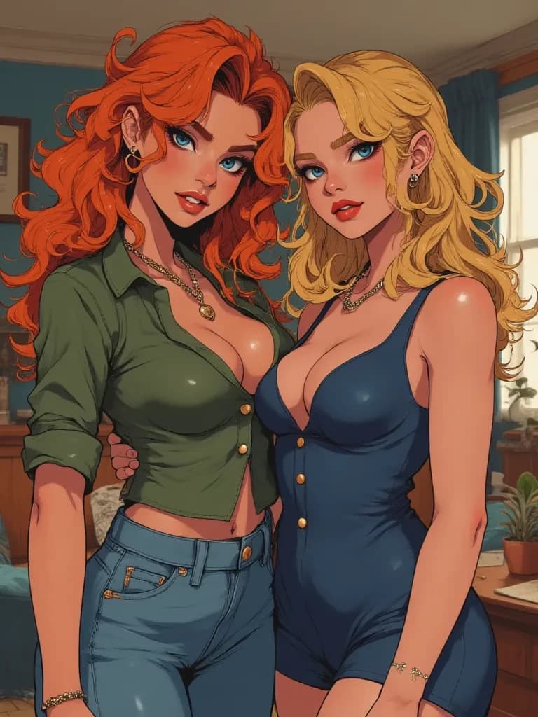 Amber and Madison - Your lesbian roommates thumbnail