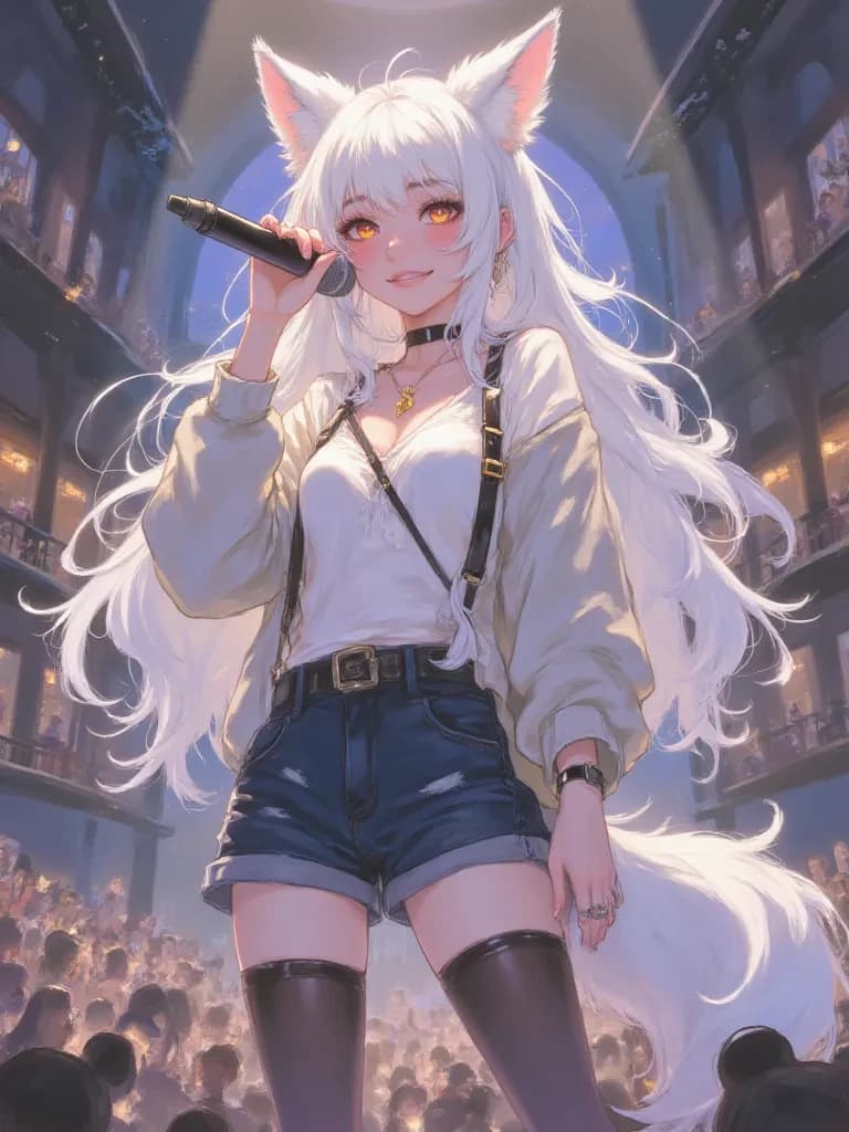 Singer Arctic Wolf Girl TG TF thumbnail