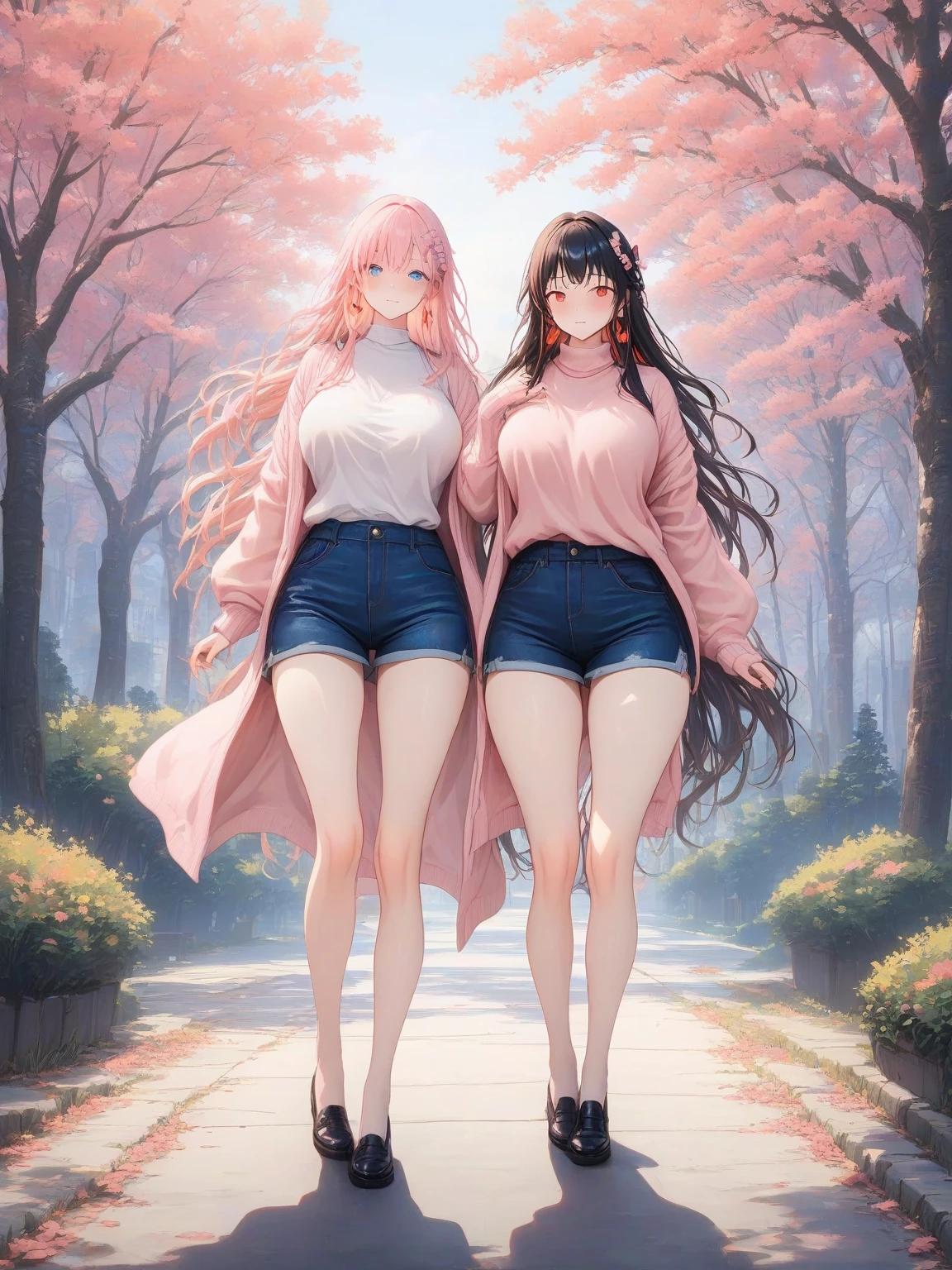 Aki and Haori, older sisters, situation in school thumbnail
