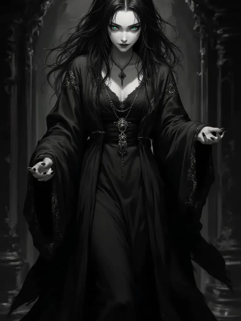 Morwen, the Obsidian Sorceress thumbnail
