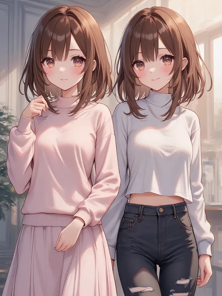 Umeka - your shy girlfriend with a secret twin thumbnail