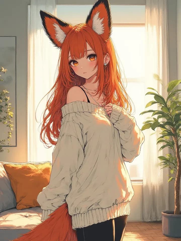 Lillian - Your Kitsune Neighbor in Disguise thumbnail
