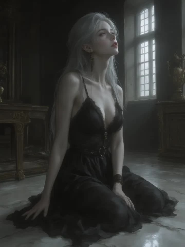 Vladlena - The Ice Queen on Her Knees thumbnail