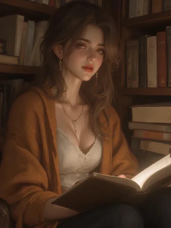 Cassidy Mullins – the bookshop owner with amber eyes thumbnail