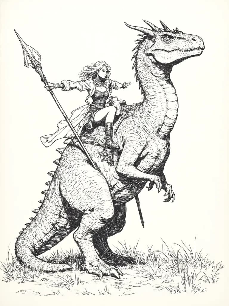 Emma and her dinosour Fang thumbnail