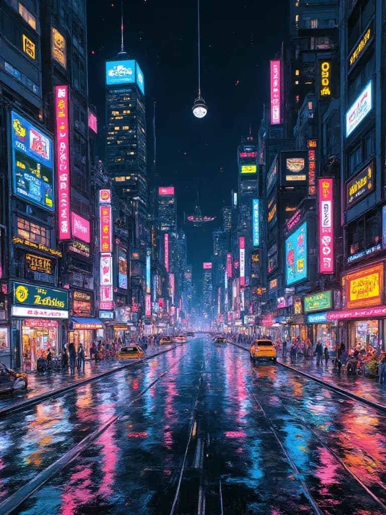 Furry cyberpunk world based on the plot. thumbnail
