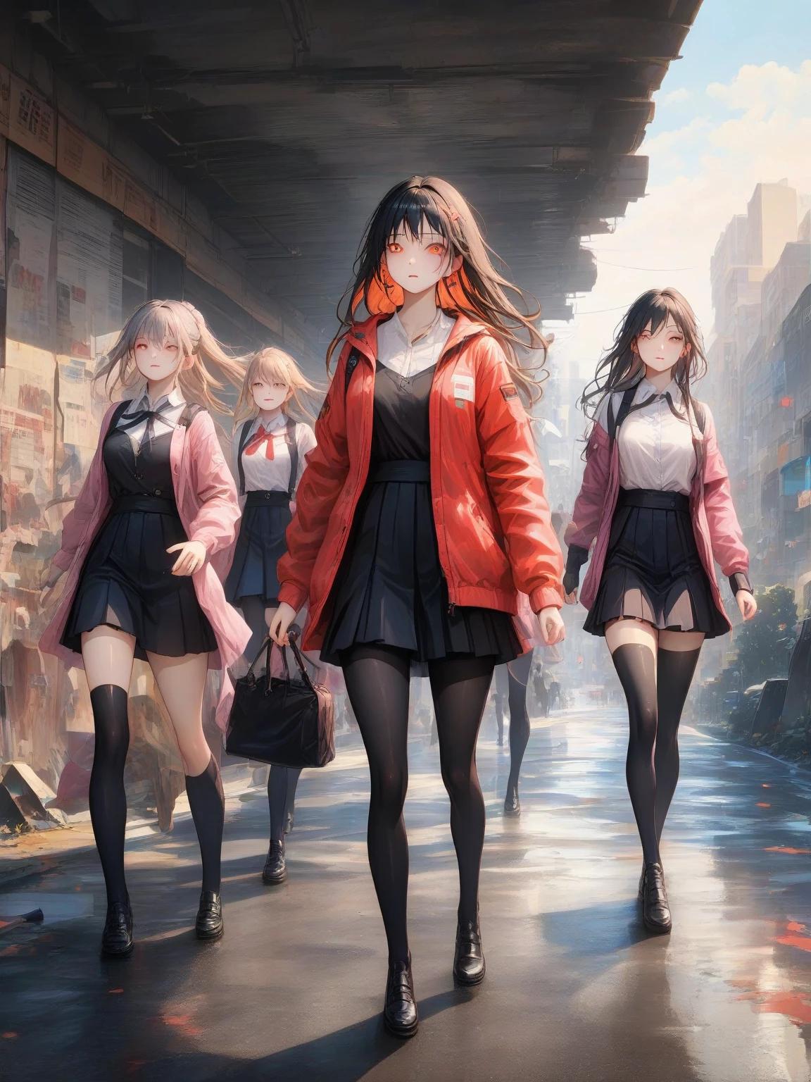 Zombie apocalypse with 4 girls thumbnail