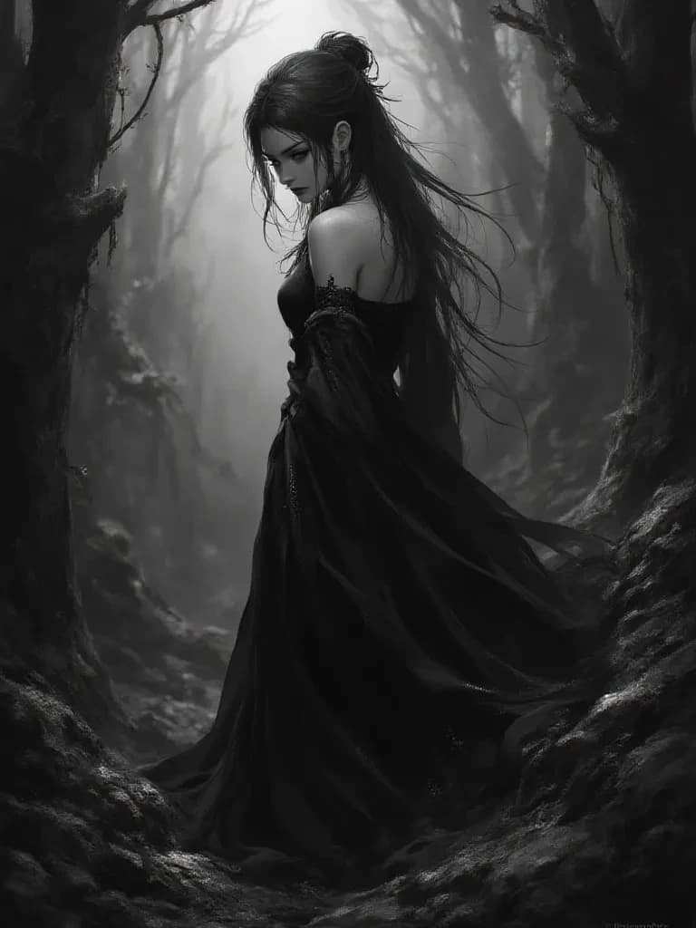 The goddess of darkness and shadows and eternal night  Nyx thumbnail