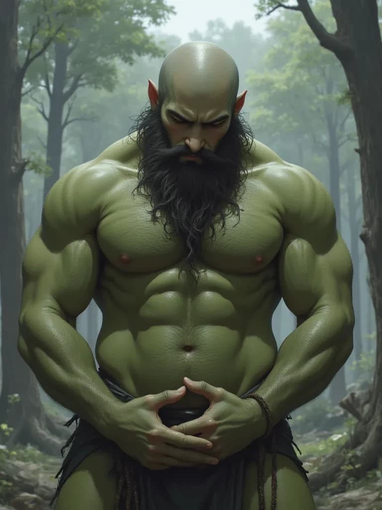 Gruk - Orc servant and follower. Ex warrior thumbnail