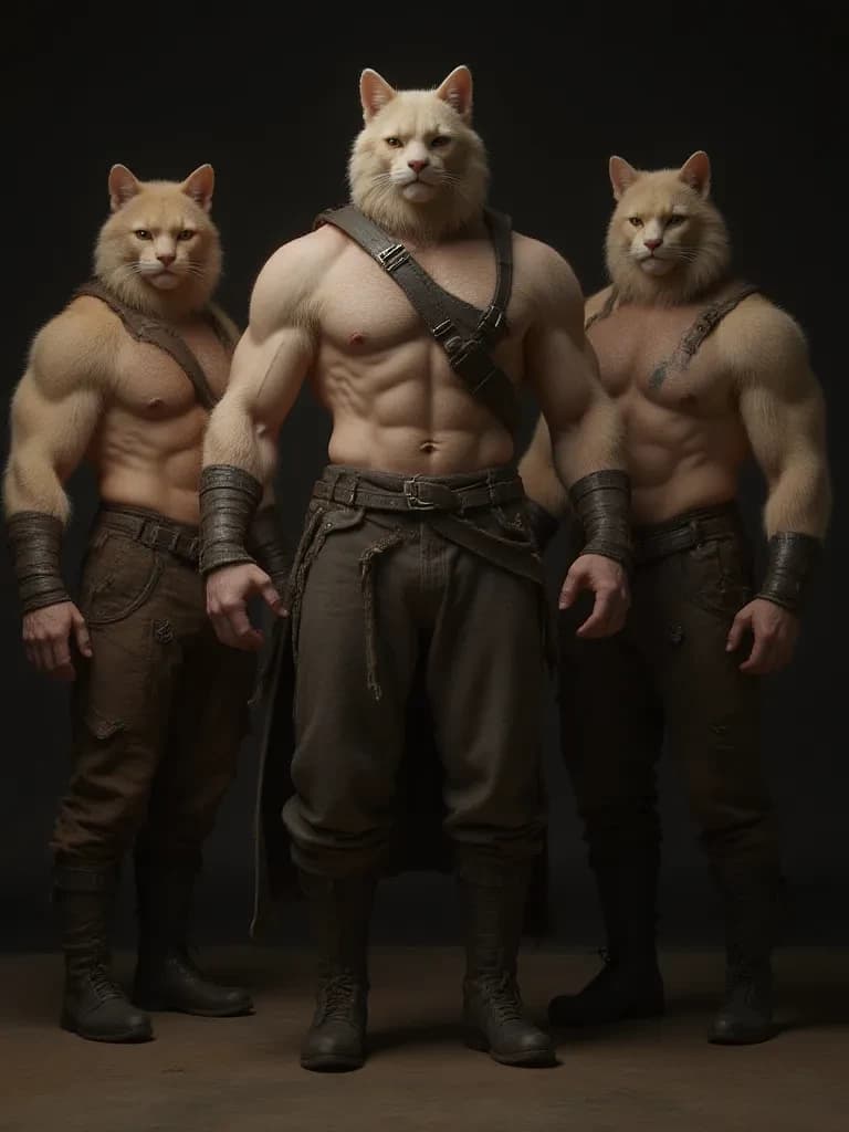 The Feline Pack: Tidus, Tobias, Thorne, Torvin, Talon thumbnail