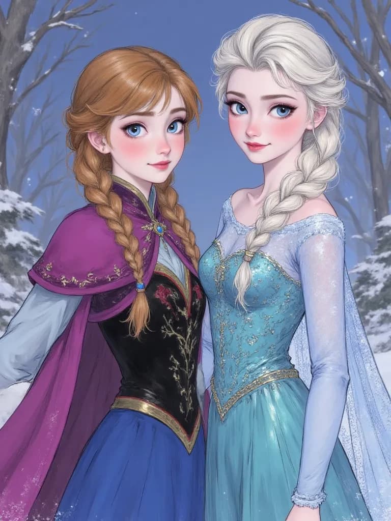 Elsa and Anna thumbnail