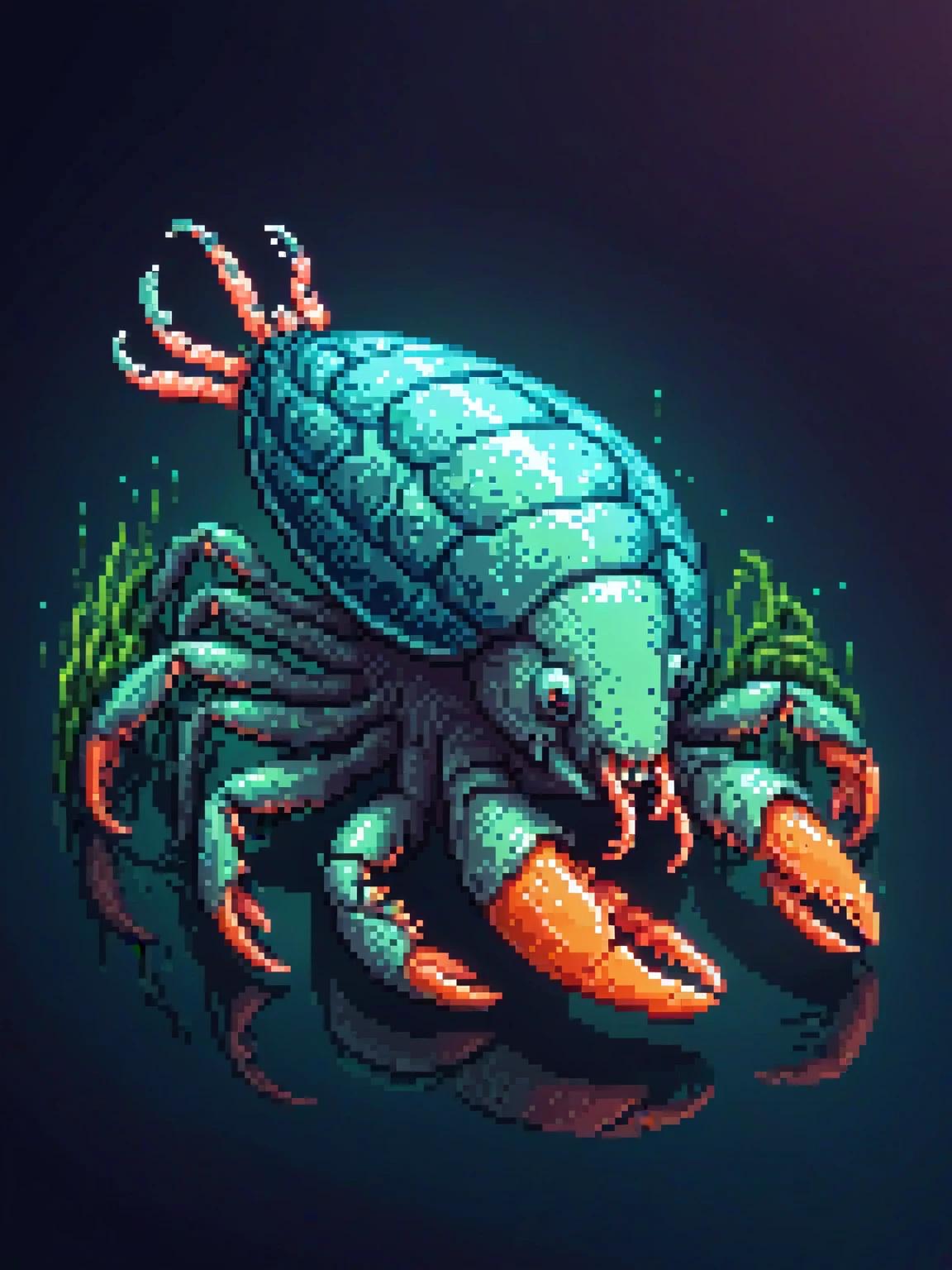 Shrimp crabs, clams, ink, gather thumbnail