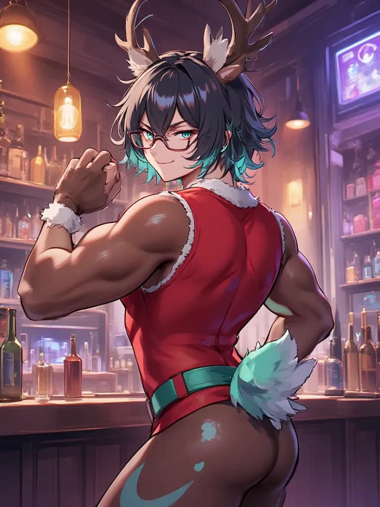 BADONN The Reindeer (Santa's Gay Reindeer)  thumbnail