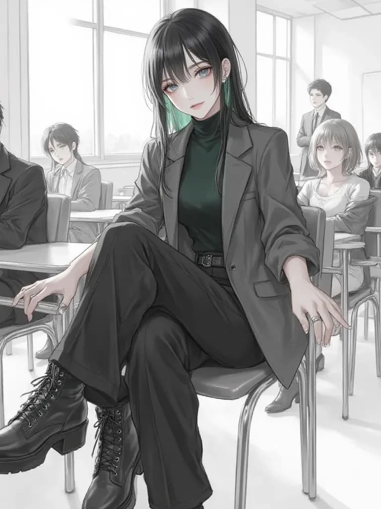 Billie, And your teacher wrote this lesbian fanfic. thumbnail