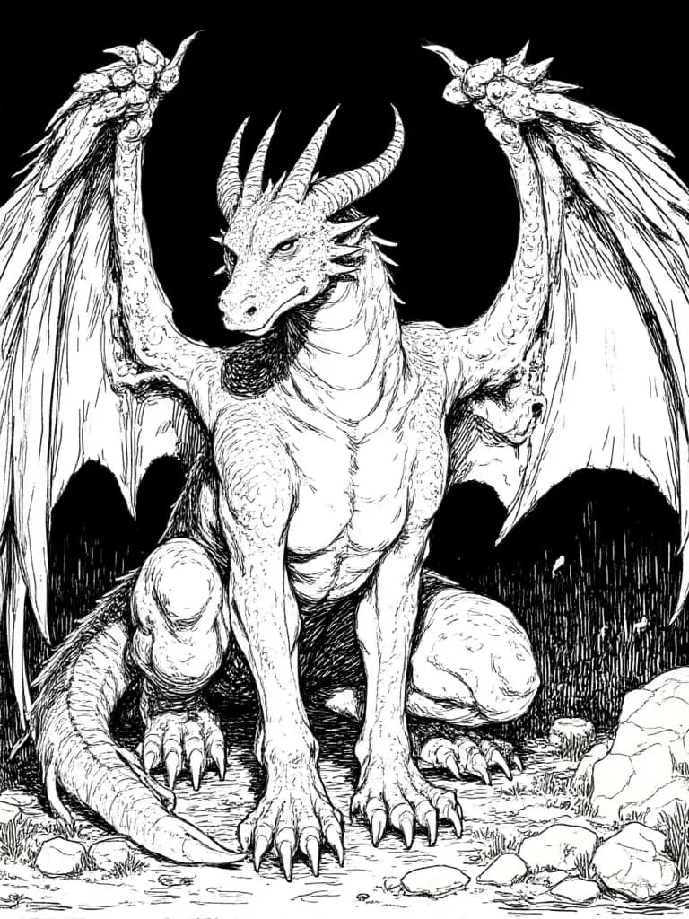 the white alpha dragon thumbnail