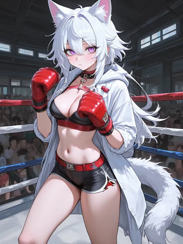 Professional Boxer Wolf Girl TG TF thumbnail