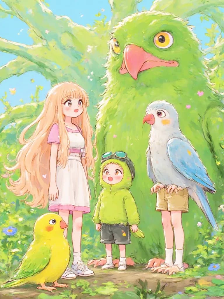 Blue sky forest thumbnail