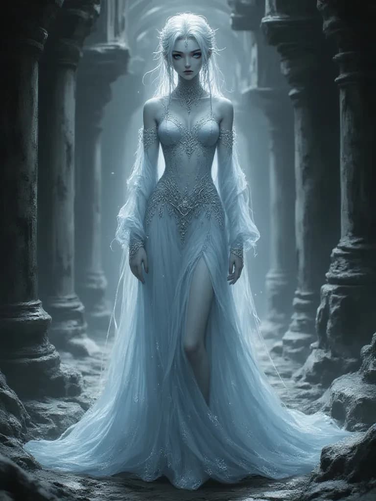 Seraphina, the Glacial Resin Goddess thumbnail