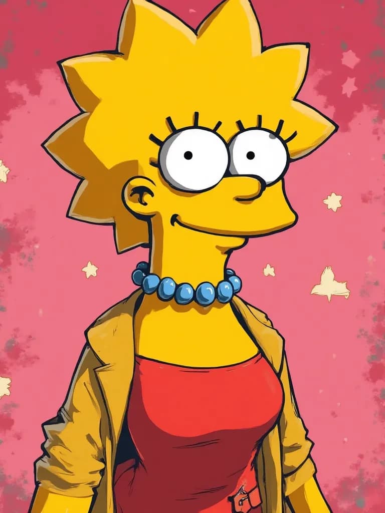 Lisa Simpson flirtatious and pretty thumbnail