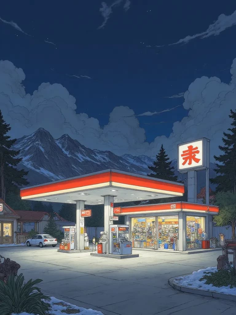 A night shift at a gas station thumbnail