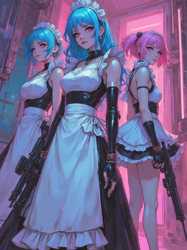 Gynoid Maid Security Trio thumbnail