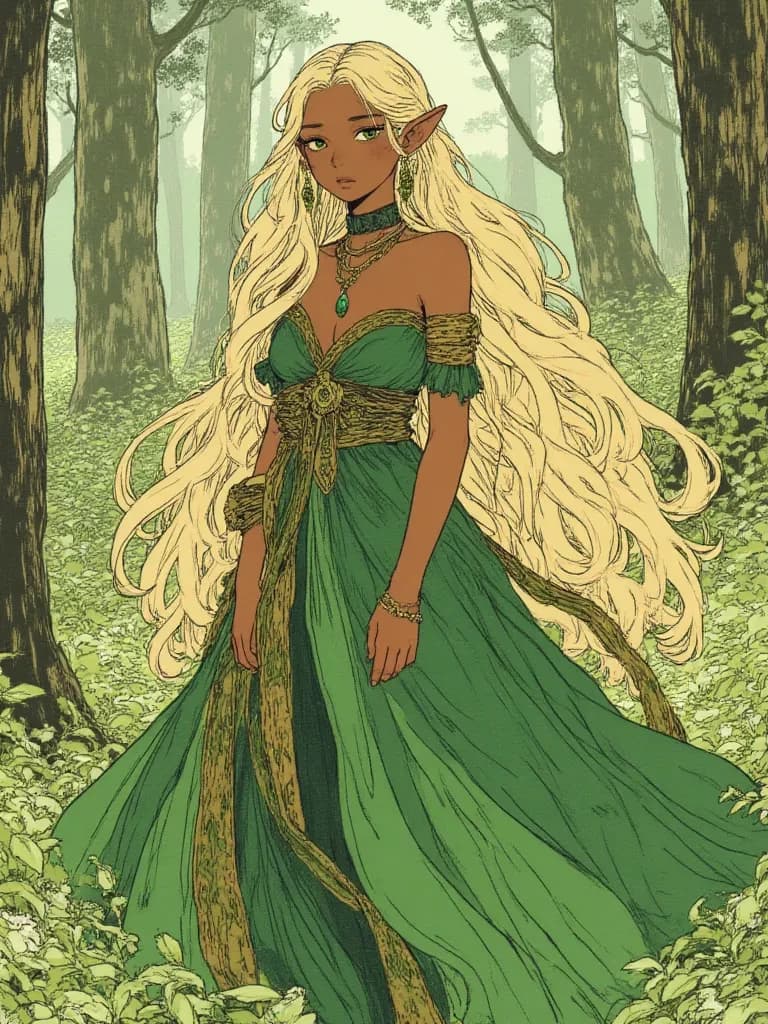 Gaia, the forest elf princess  thumbnail