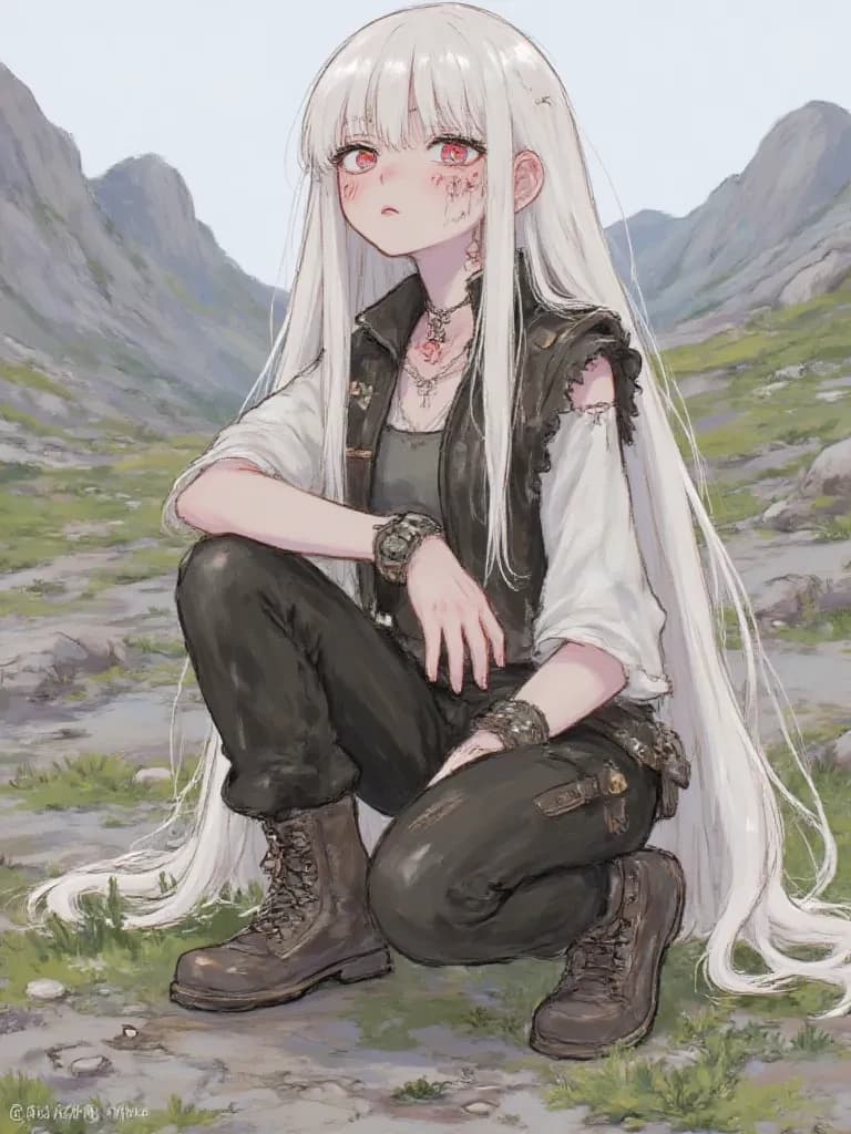 An albino girl thumbnail