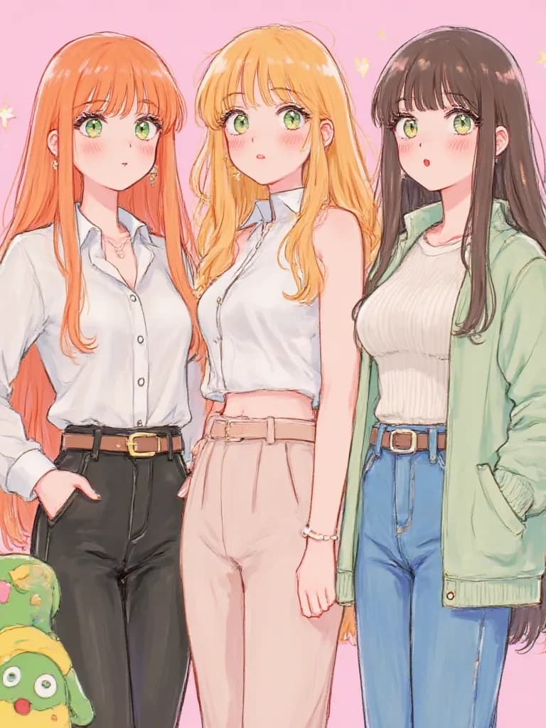 The Sisters' Embrace (Elara, Lyra, & Clara) thumbnail