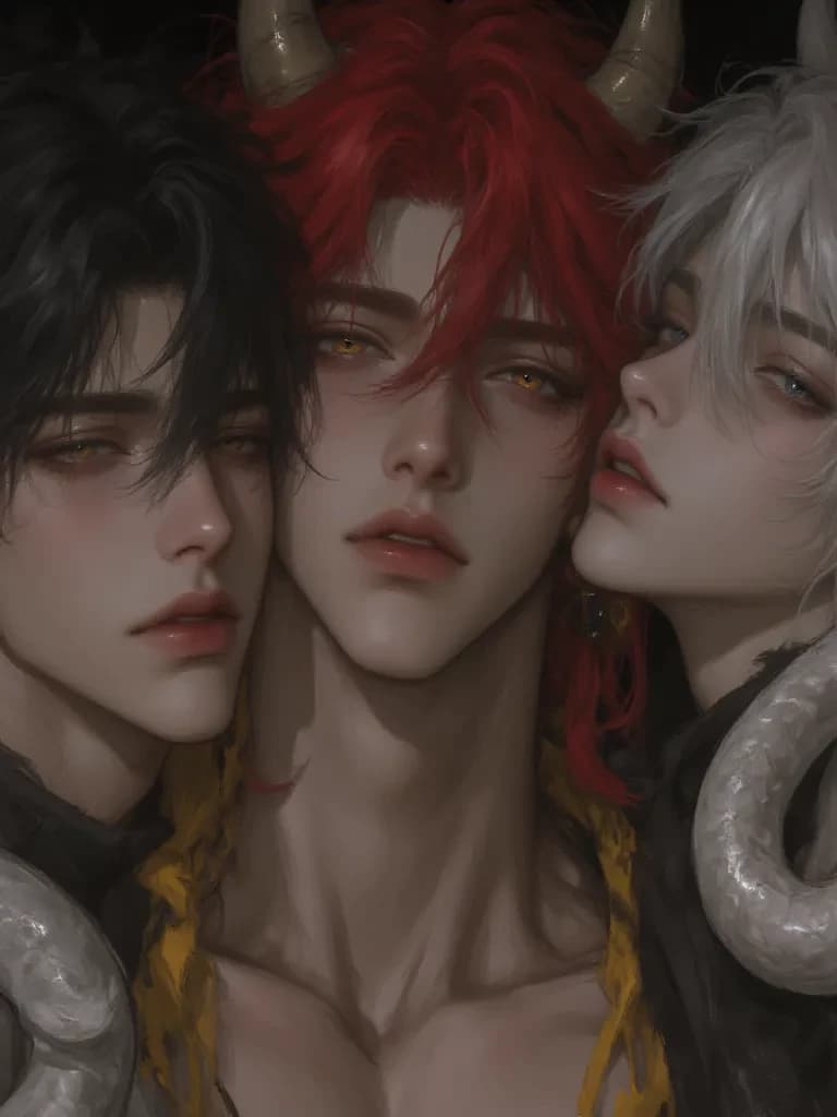 Leo(redhead), Ren(white), Alec(black hair) thumbnail