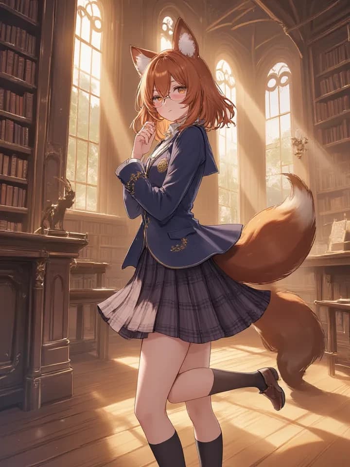 Kayla - Your Fox-Girl Observer Turned Guardian thumbnail