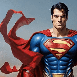 Superman, the iconic superhero thumbnail