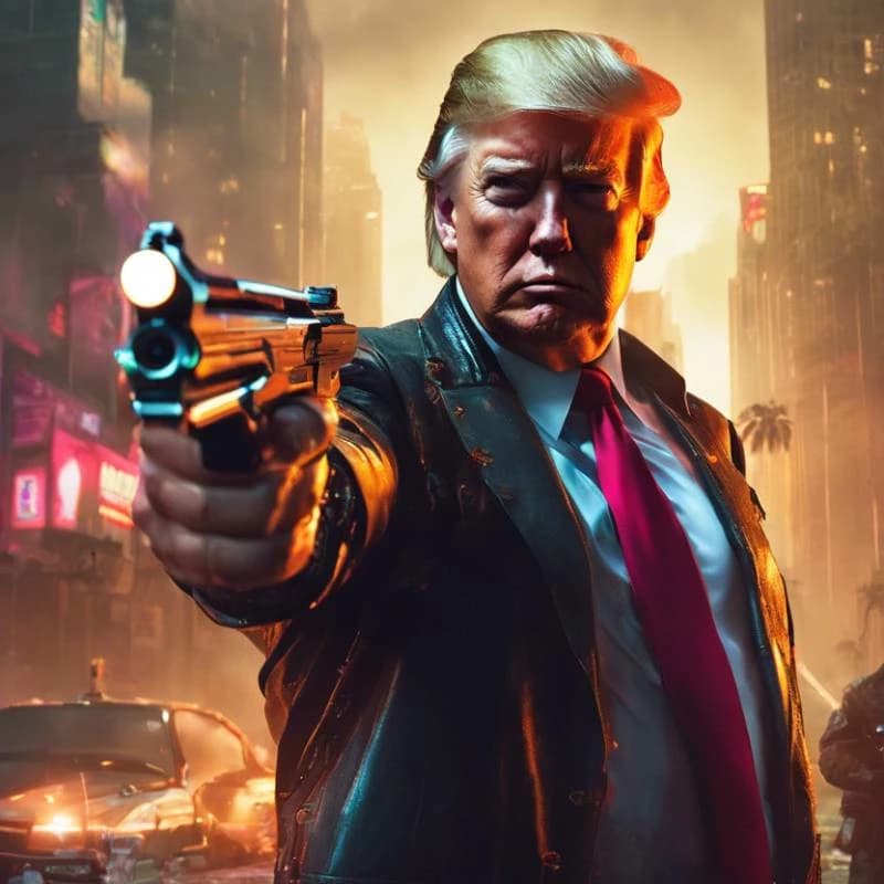 Donald Trump🕶️ Replicant Hunter 🌃-Cyberpunk Roleplay-🔫🕶️ thumbnail