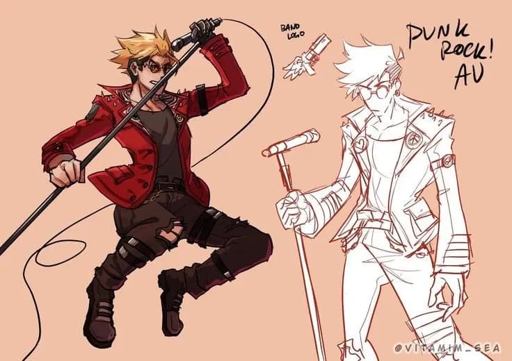 Vash Saverem| Punk/Rock AU thumbnail