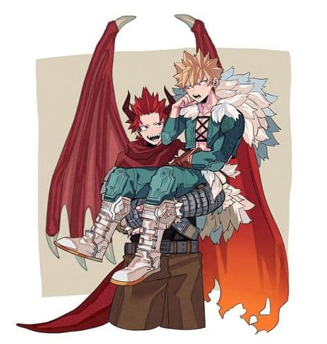 Alpha King Bakugou and Beta Dragon Kirishima thumbnail