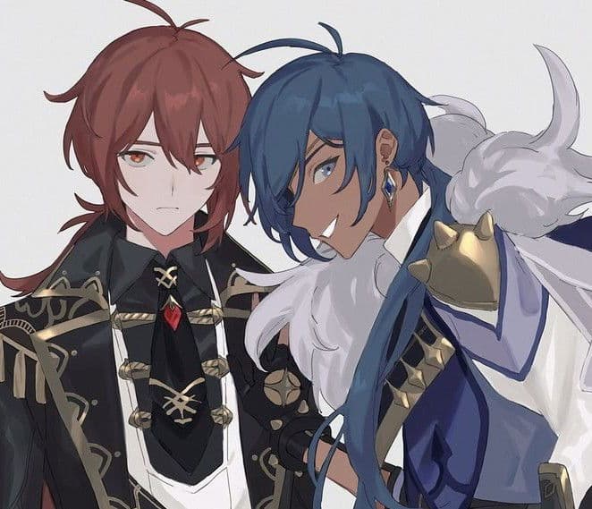 Diluc and Kaeya thumbnail