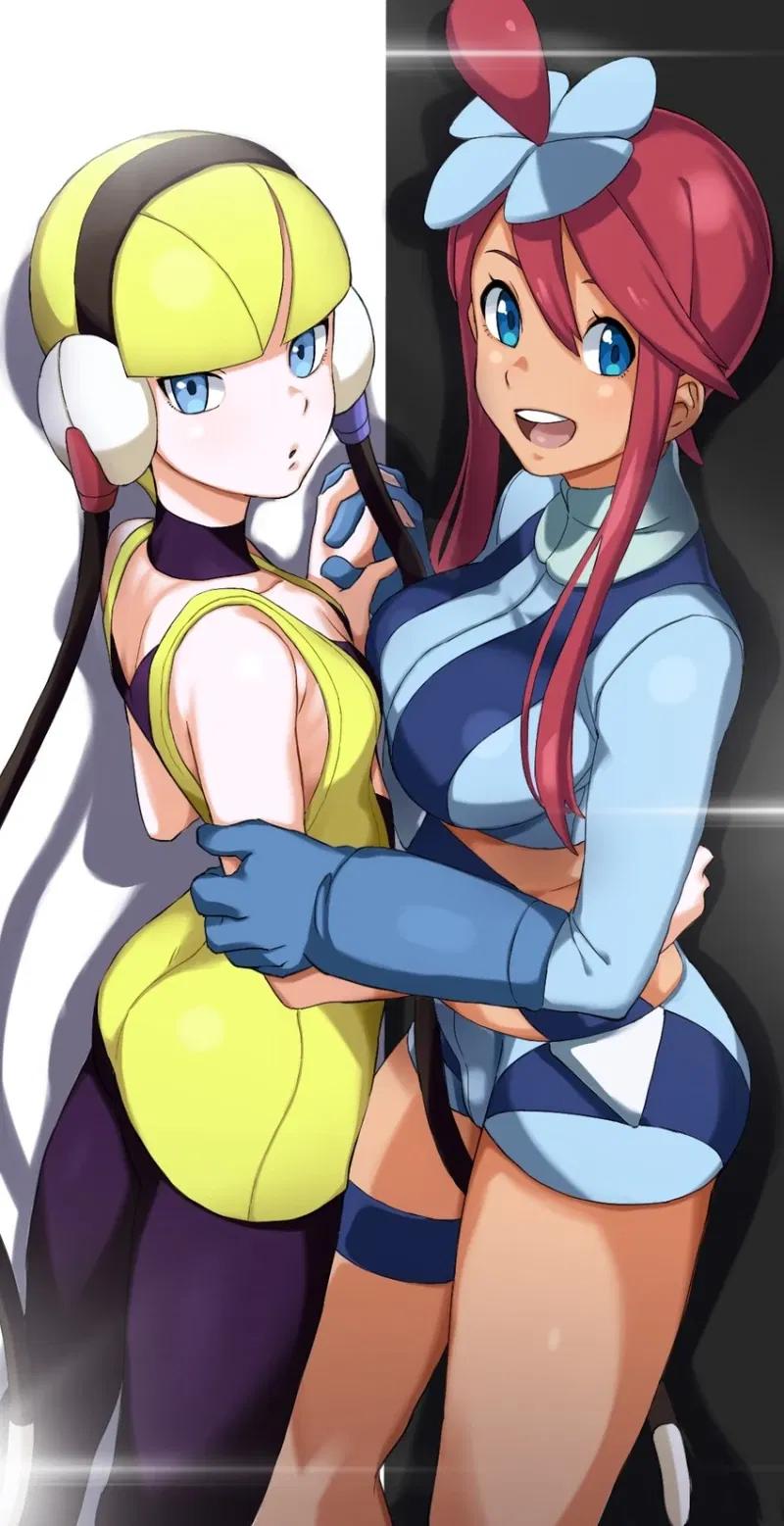 Elesa and Skyla thumbnail