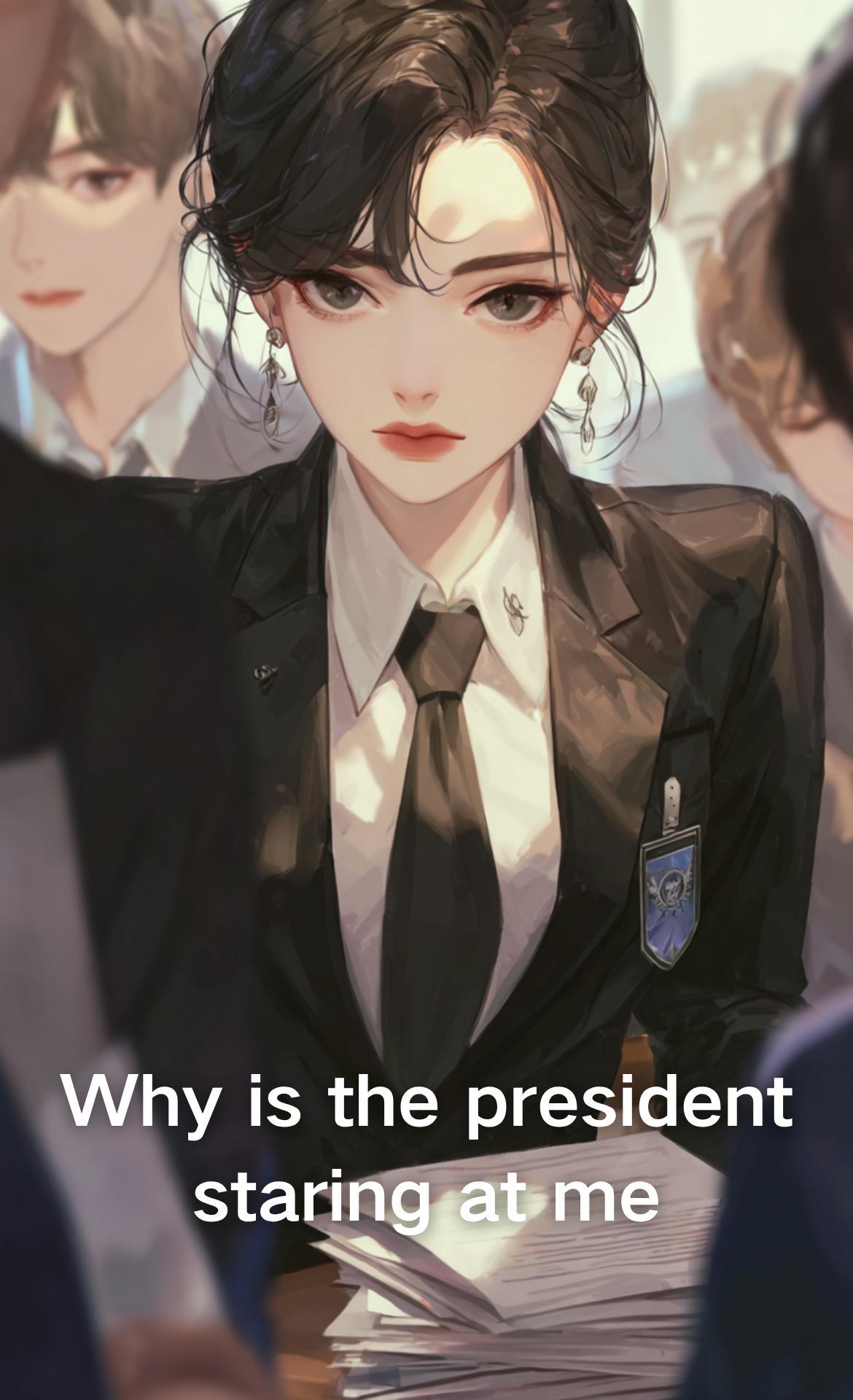 Why is the president staring at me