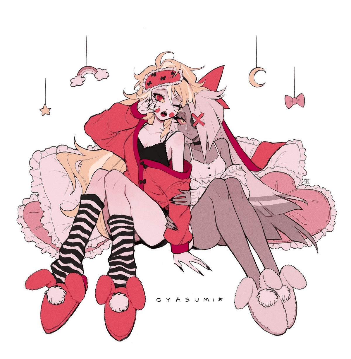 Charlie & Vaggie | sleepover thumbnail