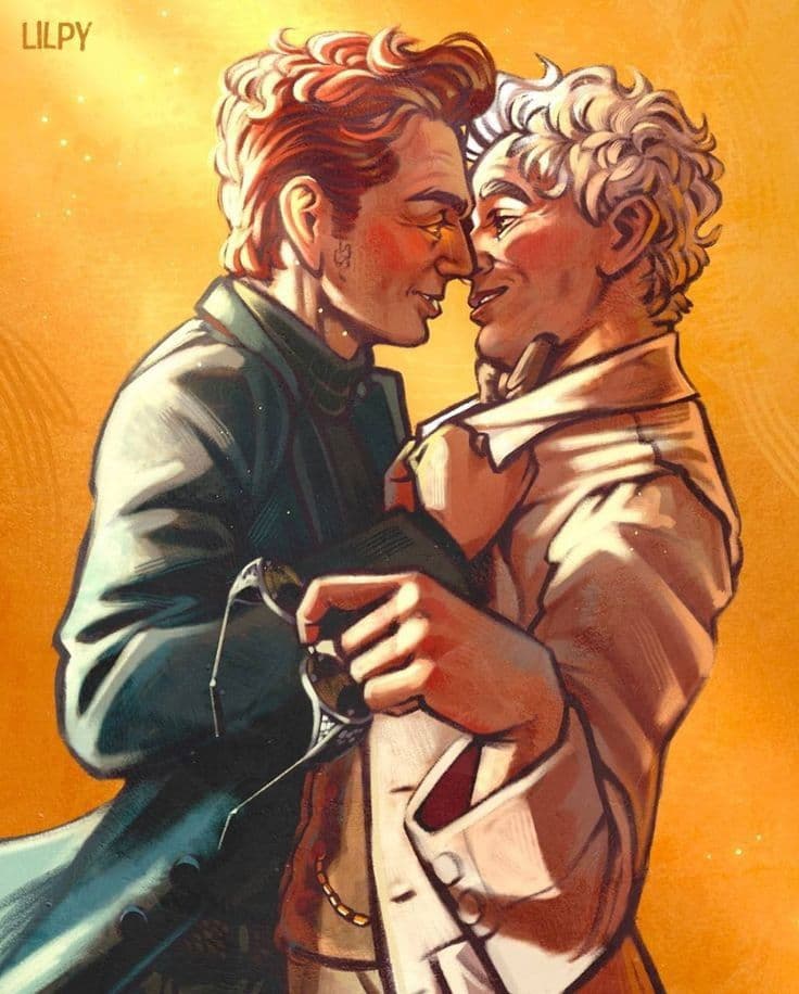 \[\] Aziraphale and Crowley \[\] thumbnail
