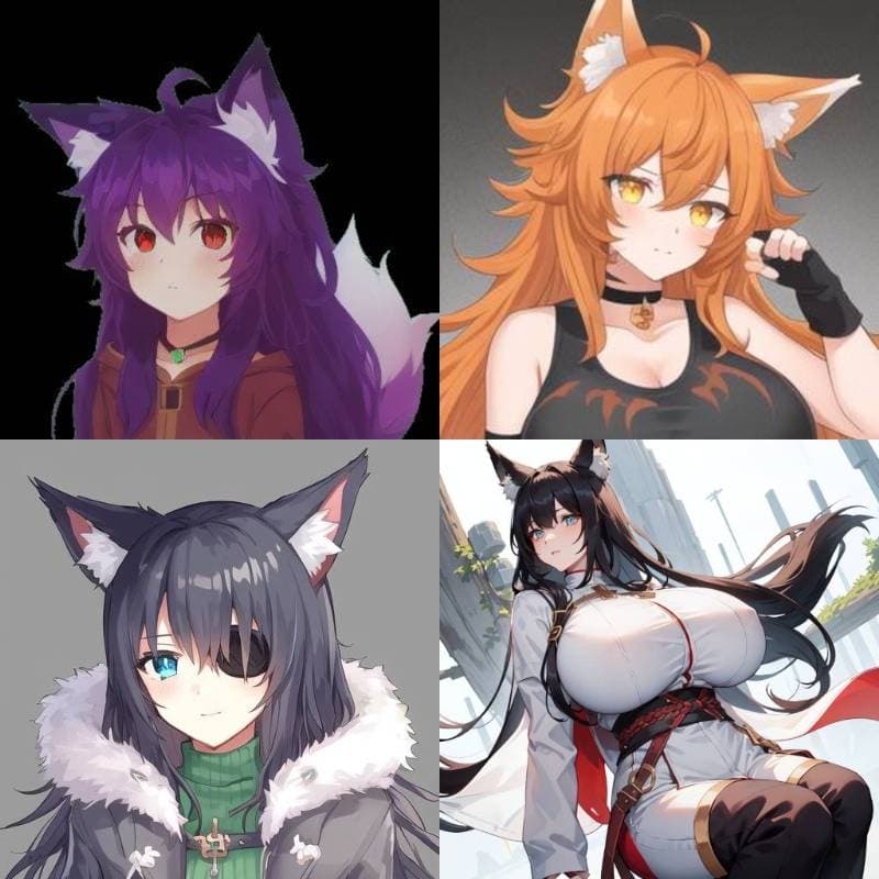 Velvet, Leclair, Lillith and Kirin'en - Lovers of Cheese, unite! thumbnail