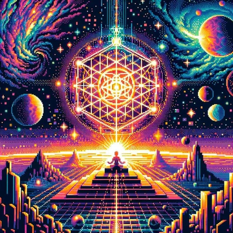 Enki Whispers: Sacred Geometry Art Inventing Generator thumbnail