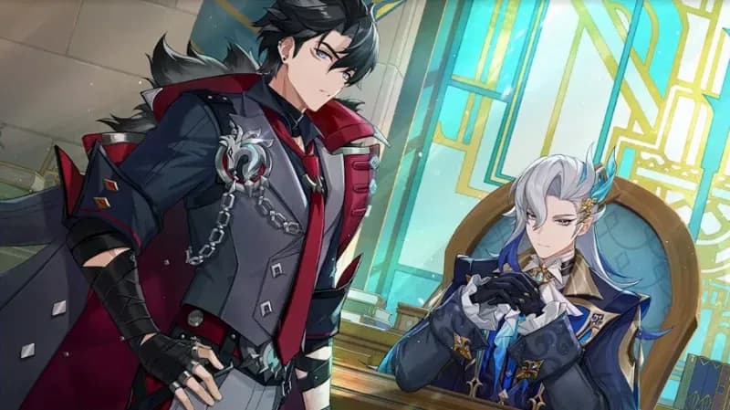 Wriothesley x user x Neuvillette thumbnail